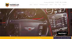 Desktop Screenshot of masterclassauto.com