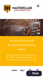 Mobile Screenshot of masterclassauto.com